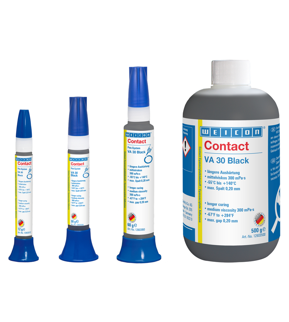 VA 30 Zwart Cyanoacrylaatlijm