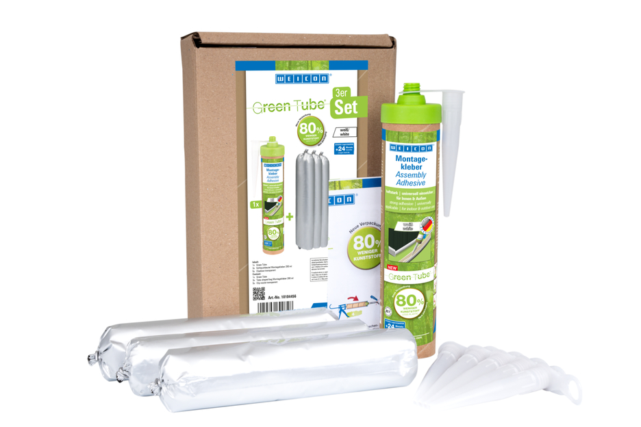Green Tube Colle de montage | Colle universelle à forte adhérence pour l'intérieur et l'extérieur