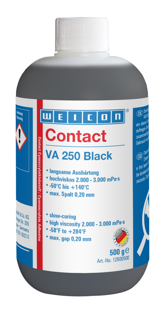 VA 250 Zwart Cyanoacrylaatlijm