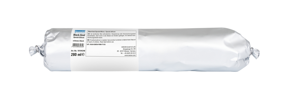 Black-Seal Silicone Spécial | Mastic d'étanchéité à élasticité permanente pour les zones résistantes à l'huile ou à la graisse