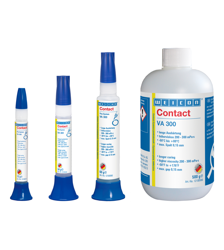 VA 300 Adhésif Cyanoacrylate | Colle instantanée pour matériaux absorbants et poreux