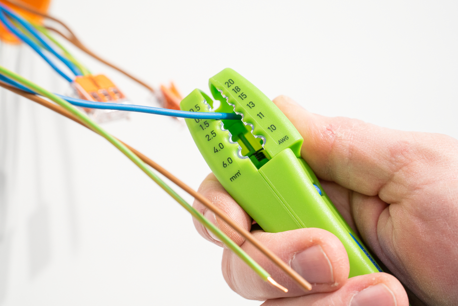 Kabelmesje No. S 4-28 Multi Green Line  | Duurzaam afbijtgereedschap | met geïntegreerde afbijtfunctie van 0,5 - 6,0 mm² | werkbereik 4 - 28 mm Ø