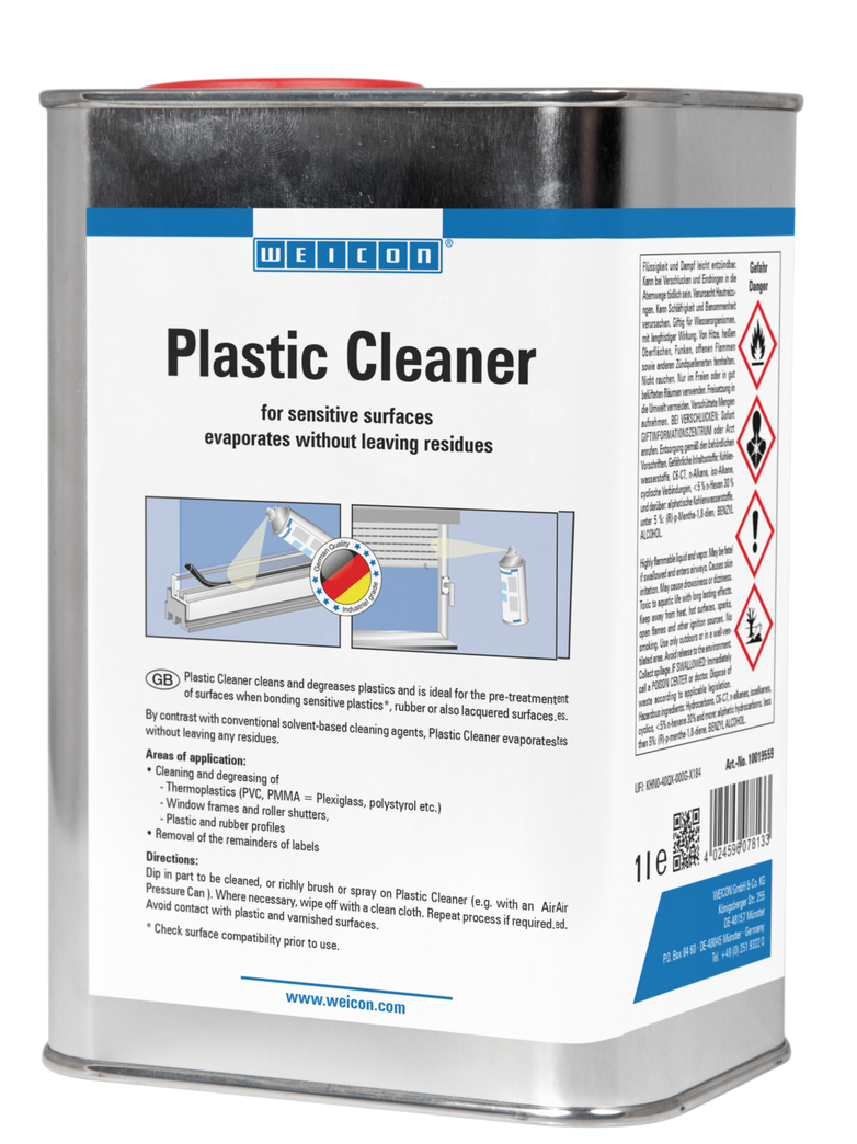 Plastic Cleaner | Nettoyant pour le plastique, le caoutchouc et les matériaux revêtus de poudre