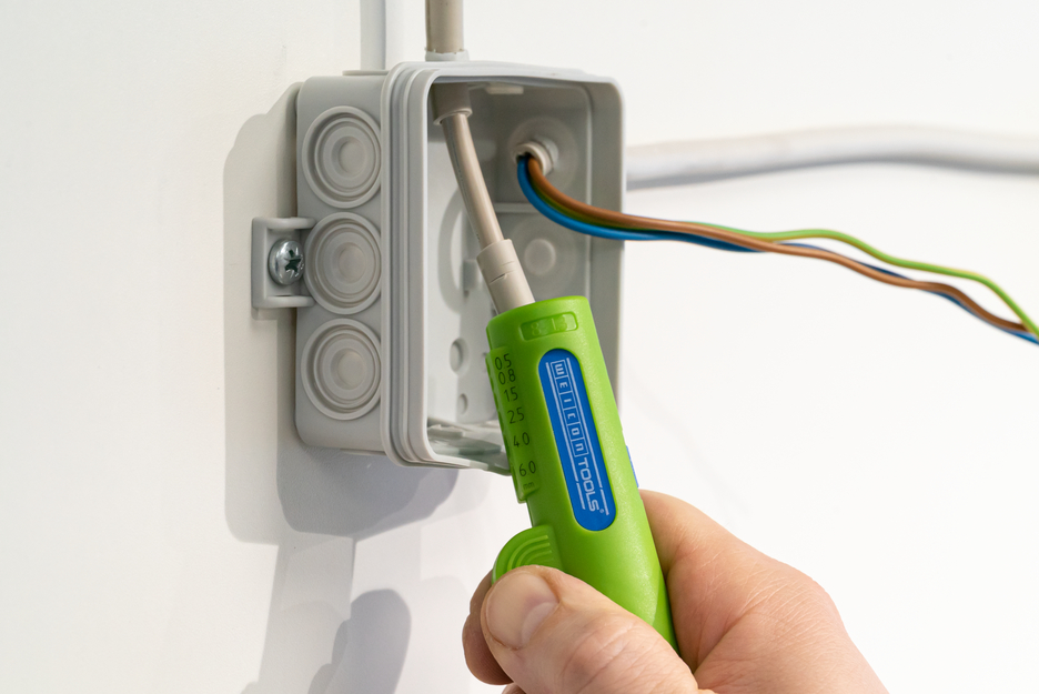 Quadro stripper No. 16 Green Line | Duurzaam afbijtgereedschap I Multifunctionele afbijtgereedschap I Werkbereik afbijt 0,5 - 6,0 mm² I Afbijt 8 - 13 mm Ø