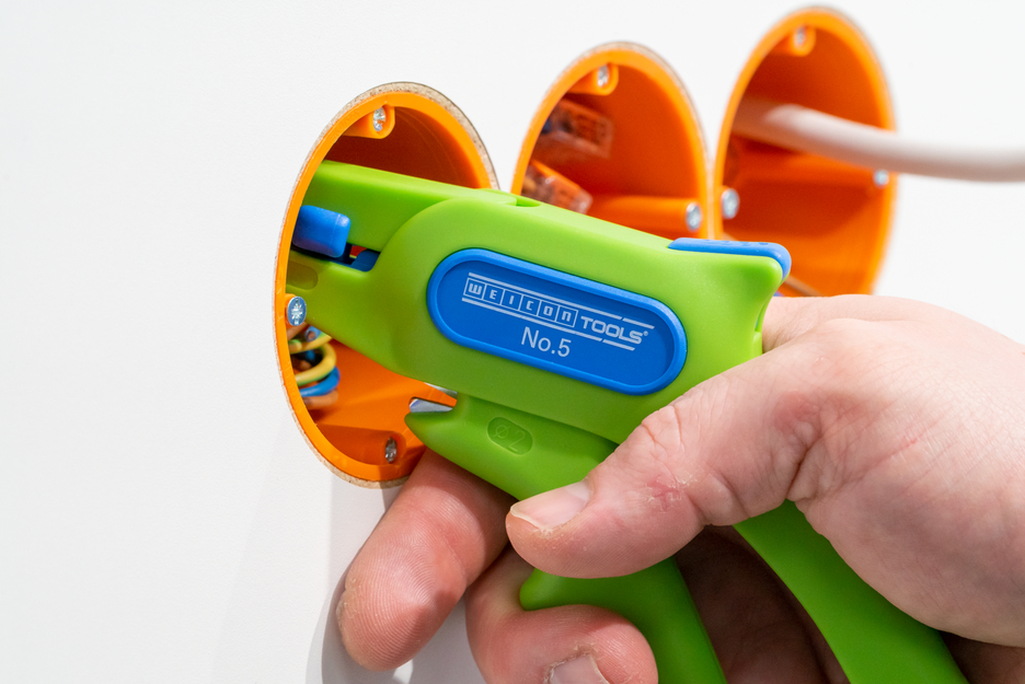 Striptang No.5 Green Line | Automatische triptang voor alle gangbare flexibele en massieve draden (0,2 – 6,0 mm²)