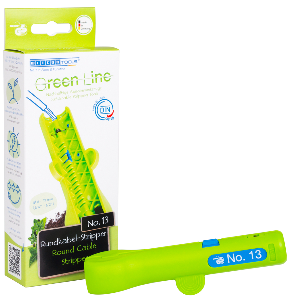 Ronde kabelstripper No. 13 Green Line