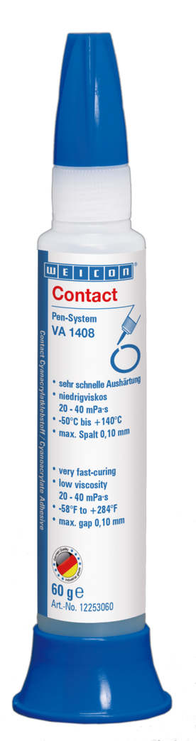 VA 1408 Cyanoacrylaatlijm | vochtbestendige, viskeuze snellijm met lage viscositeit