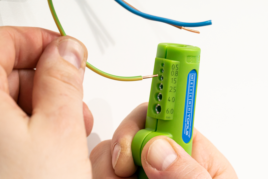 Quadro stripper No. 16 Green Line | Duurzaam afbijtgereedschap I Multifunctionele afbijtgereedschap I Werkbereik afbijt 0,5 - 6,0 mm² I Afbijt 8 - 13 mm Ø