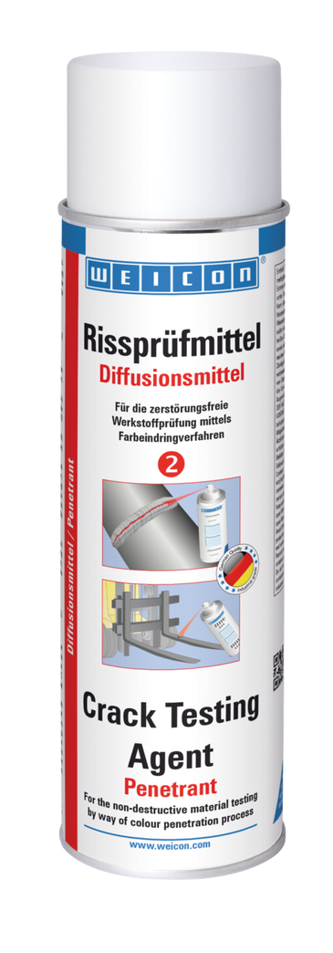 Scheurtestmiddel Diffusiemiddel | Kleurstofpenetrant voor niet-destructief materiaalonderzoek