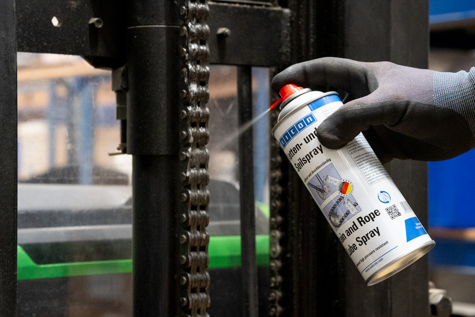 Spray Lubrifiant pour Chaînes et Câbles | Lubrifiant adhésif transparent