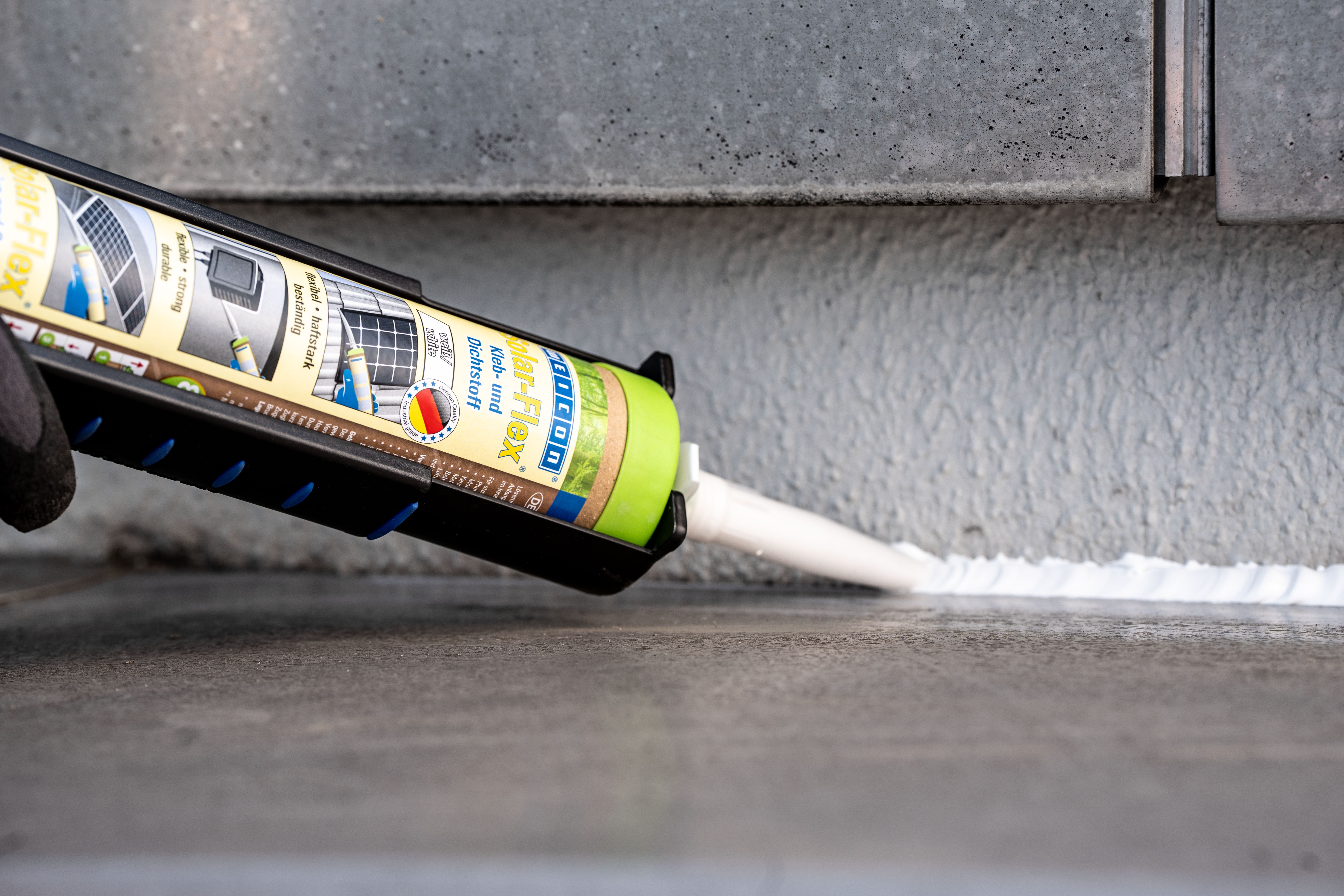 sealant, caulking, silicone, green, tube
