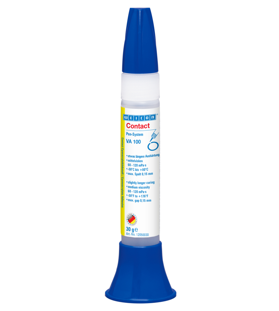 VA 100 Adhésif Cyanoacrylate | Colle instantanée pour métal, matières plastiques et caoutchouc