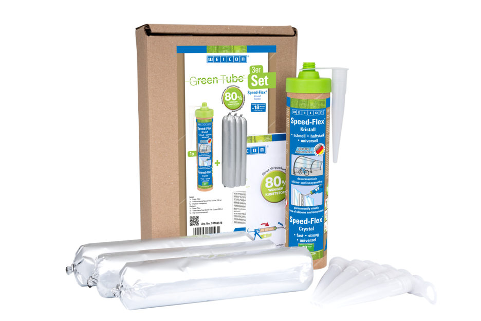 Speed-Flex® Cristal Polymère Hybride | Scellant adhésif pour collages limpides à base de MS-polymère