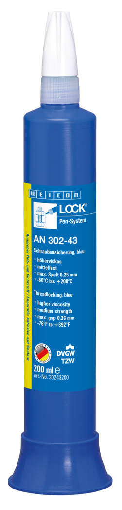 WEICONLOCK® AN 302-43 | gemiddelde sterkte, hogere viscositeit, met drinkwatergoedkeuring