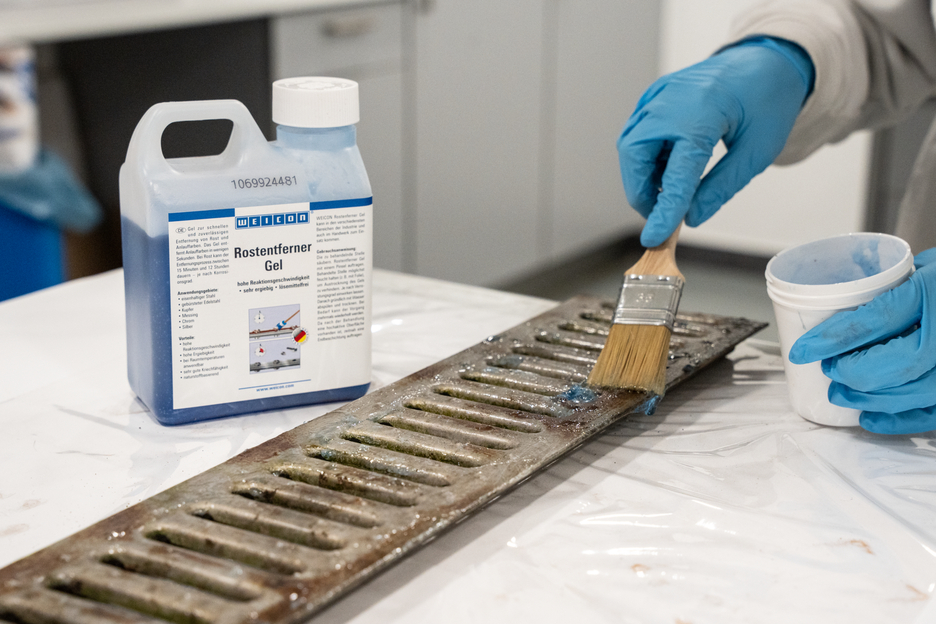 WEICON Décapant Rouille, Gel | Gel pour l'élimination rapide et fiable de la rouille et des couleurs de ternissement.