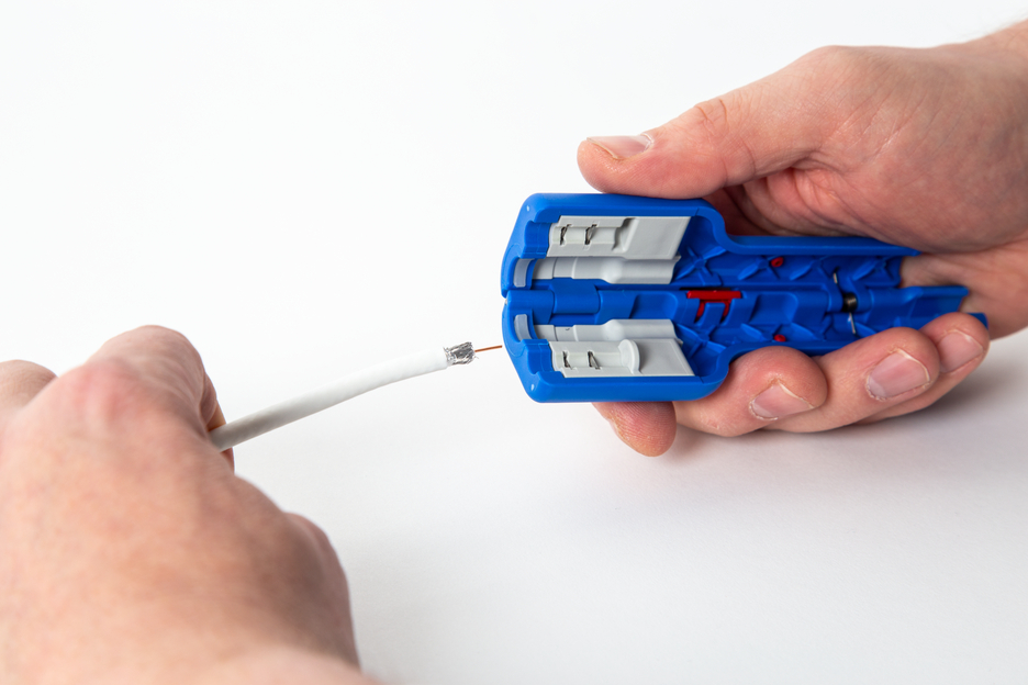 Coax-Stripper No 1 F Plus - geschikt voor Mini of midi coaxkabels