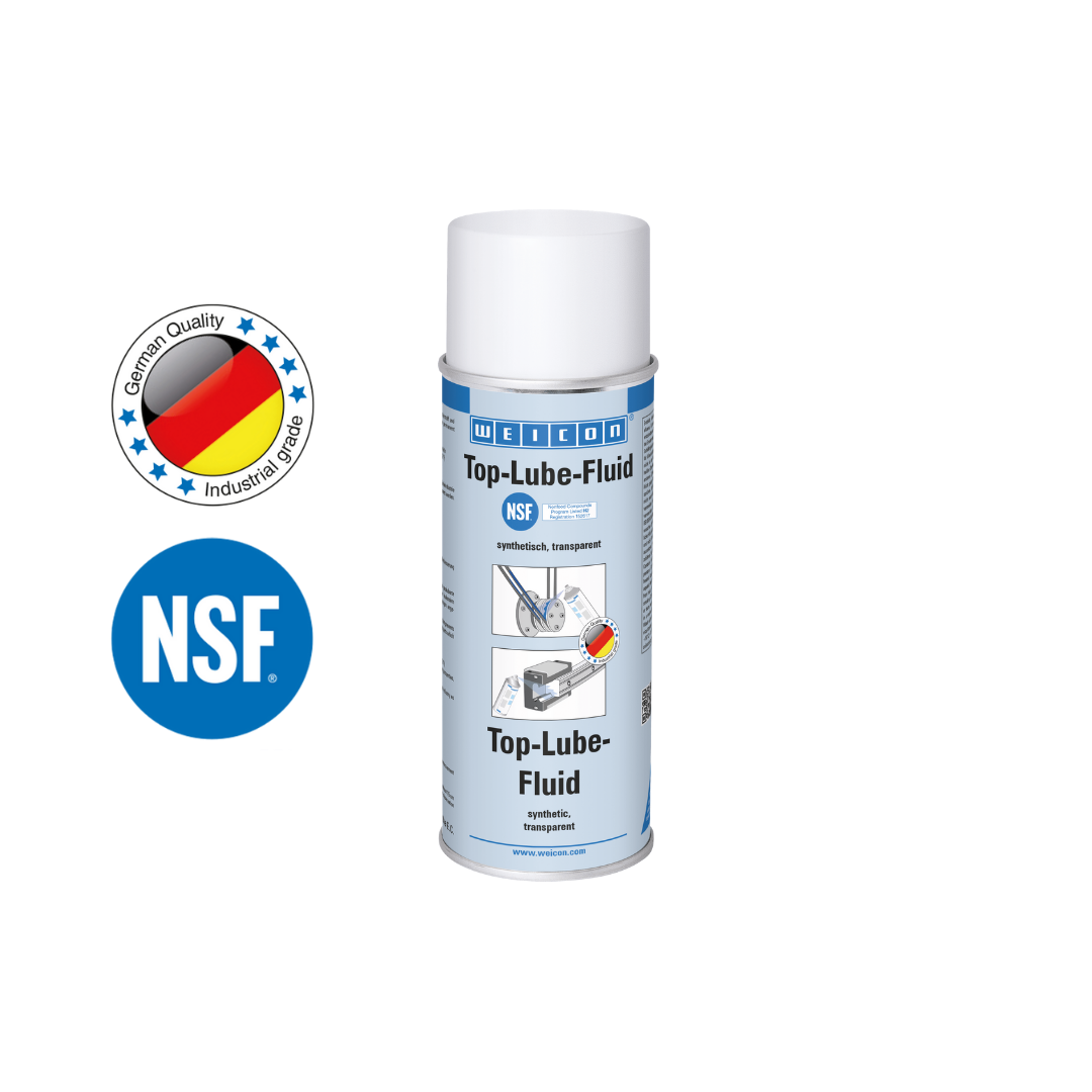 Top-Lube-Fluide | Lubrifiant adhésif synthétique pour le secteur alimentaire NSF H2