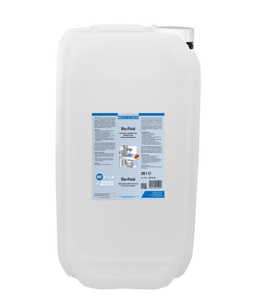 Bio-Fluid | Smeer- en onderhoudsolie voor de voedingsmiddelensector NSF H1
