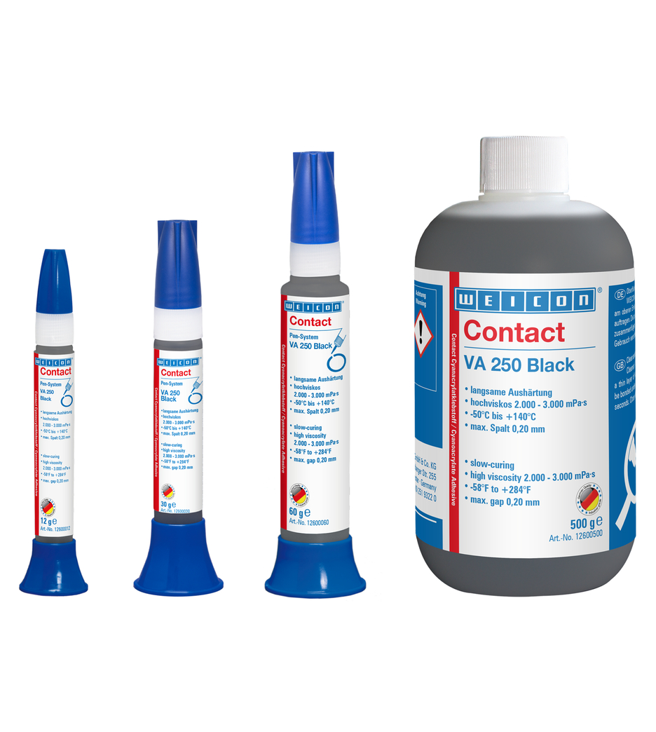 VA 250 Zwart Cyanoacrylaatlijm