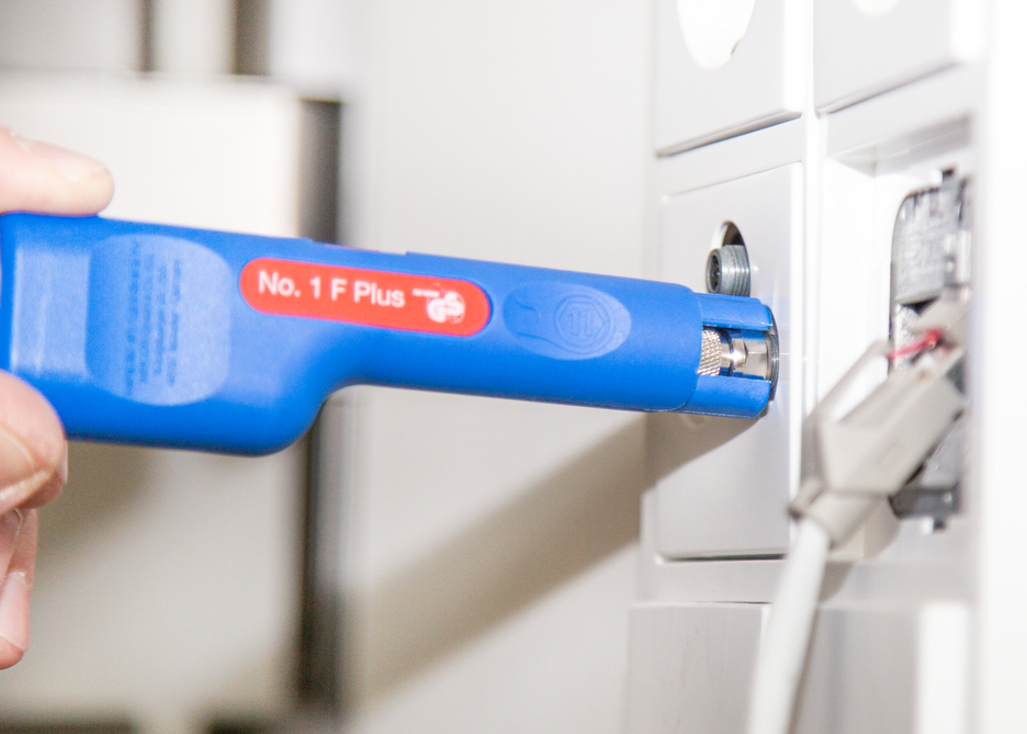Coax-Stripper No 1 F Plus - geschikt voor F-draaistekkers