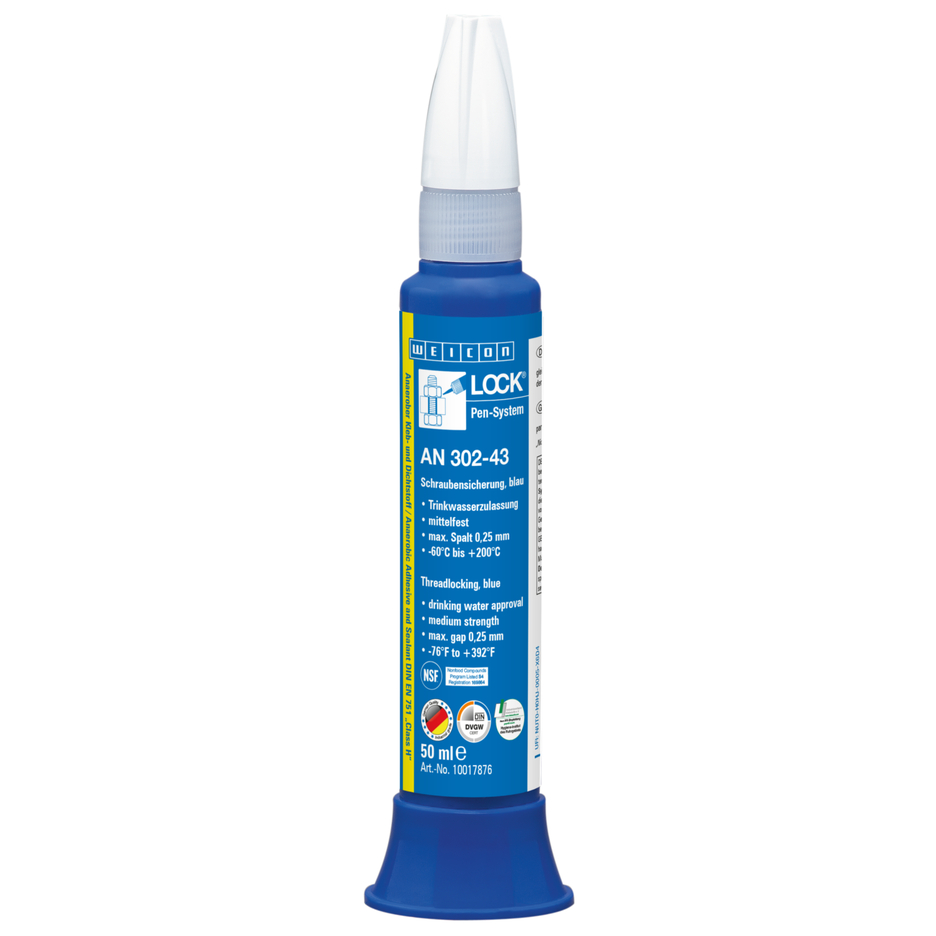 WEICONLOCK® AN 302-43 | gemiddelde sterkte, hogere viscositeit, met drinkwatergoedkeuring