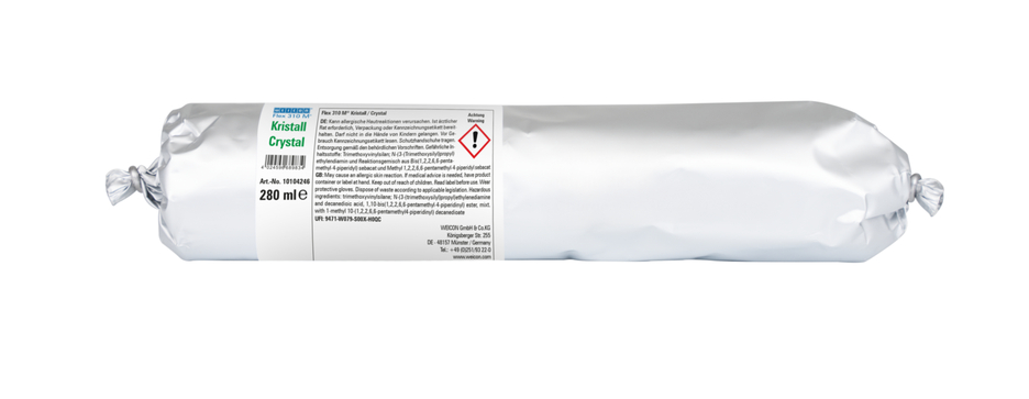 Flex 310 M® Cristal Polymère Hybride | colle élastique à base de MS-polymère pour une utilisation polyvalente