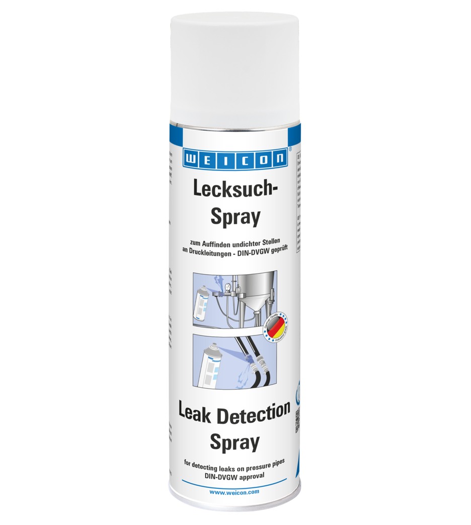 Lekzoek-Spray | Scheuren en lekken in drukleidingen opsporen
