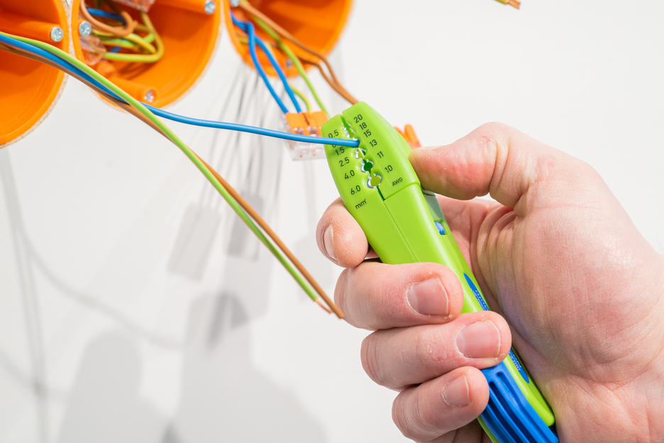 Kabelmesje No. S 4-28 Multi Green Line  | Duurzaam afbijtgereedschap | met geïntegreerde afbijtfunctie van 0,5 - 6,0 mm² | werkbereik 4 - 28 mm Ø
