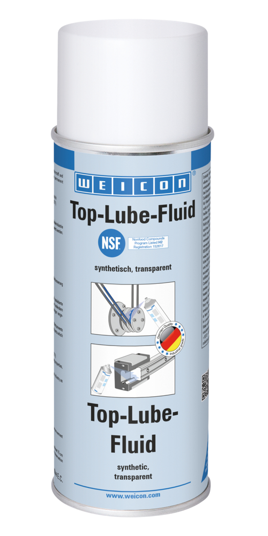 Top-Lub-Fluide | Lubrifiant adhésif synthétique pour le secteur alimentaire NSF H2