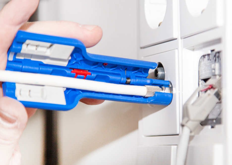 Coax-Stripper No 1 F Plus - geschikt voor Mini of midi coaxkabels
