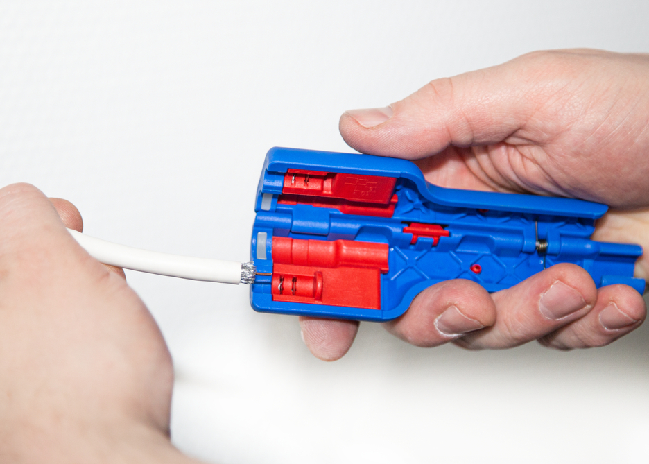 Coax-Stripper No 1 F Plus - geschikt voor F-draaistekkers