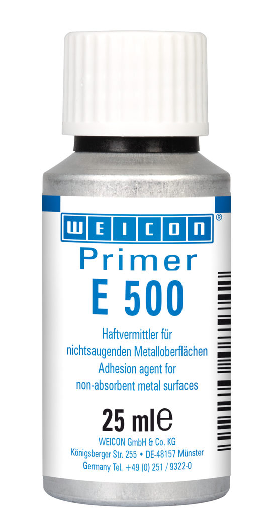 Primer E 500 | Hechtmiddel voor niet-absorberende metalen oppervlakken, vooral voor siliconen