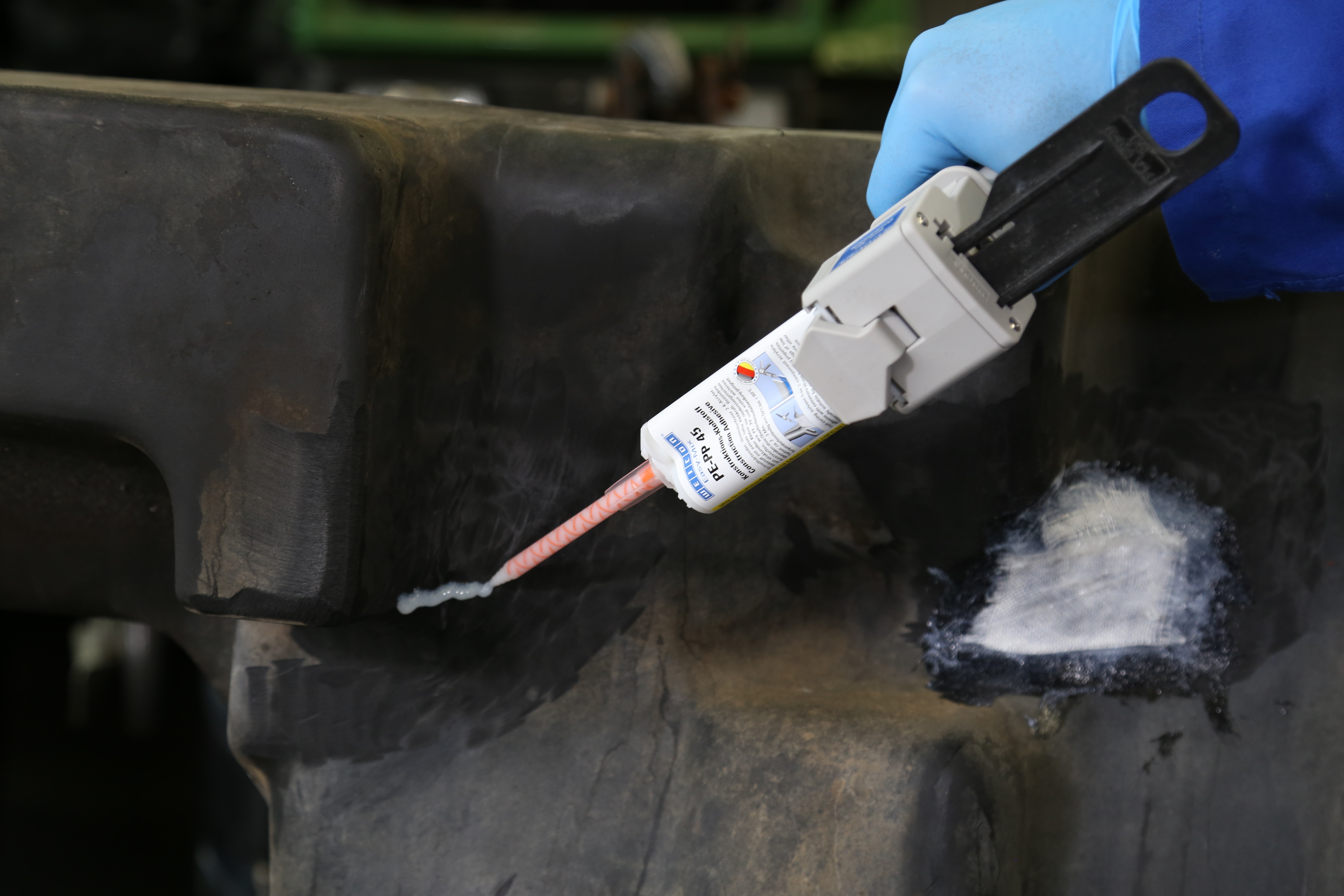 Easy-Mix PE-PP 45 Adhésif structural à base d'acrylates | Adhésif de construction à base d'acrylate de méthyle pour matières plastiques spéciales