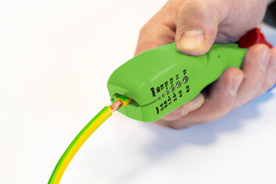 4 en 1 Couteau à dégainer Green Line | Outils à dénuder composés jusqu'à 97 % de matières premières renouvelables