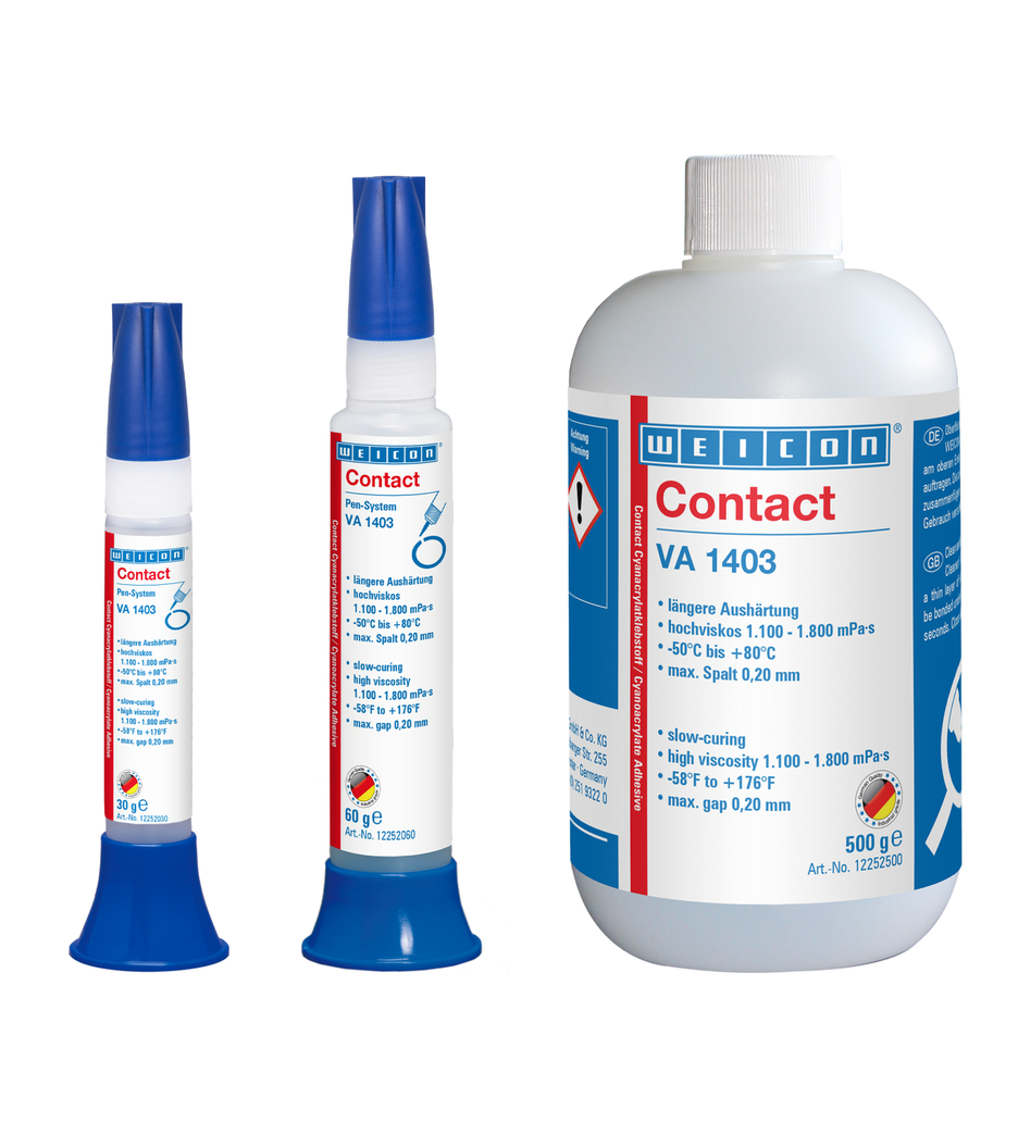 VA 1403 Cyanoacrylaatlijm | vochtbestendige snellijm met hoge viscositeit