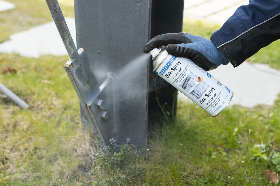 Spray Zinc « spécial clair » | protection cathodique contre la corrosion avec autorisation pour le secteur alimentaire