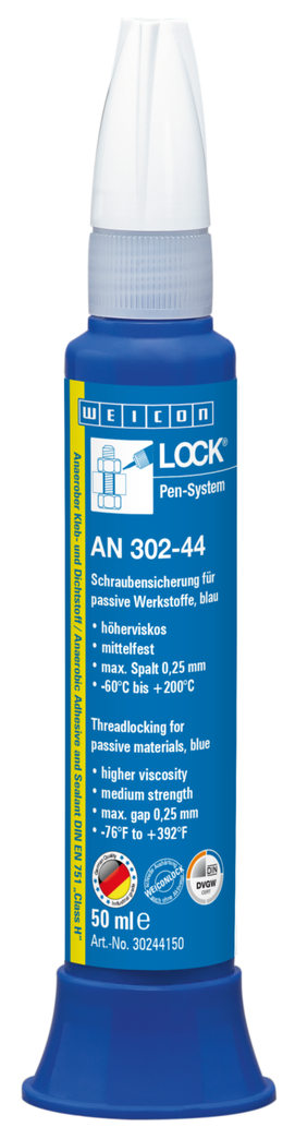 WEICONLOCK® AN 302-44 Frein filet | pour matériaux passifs, de résistance moyenne