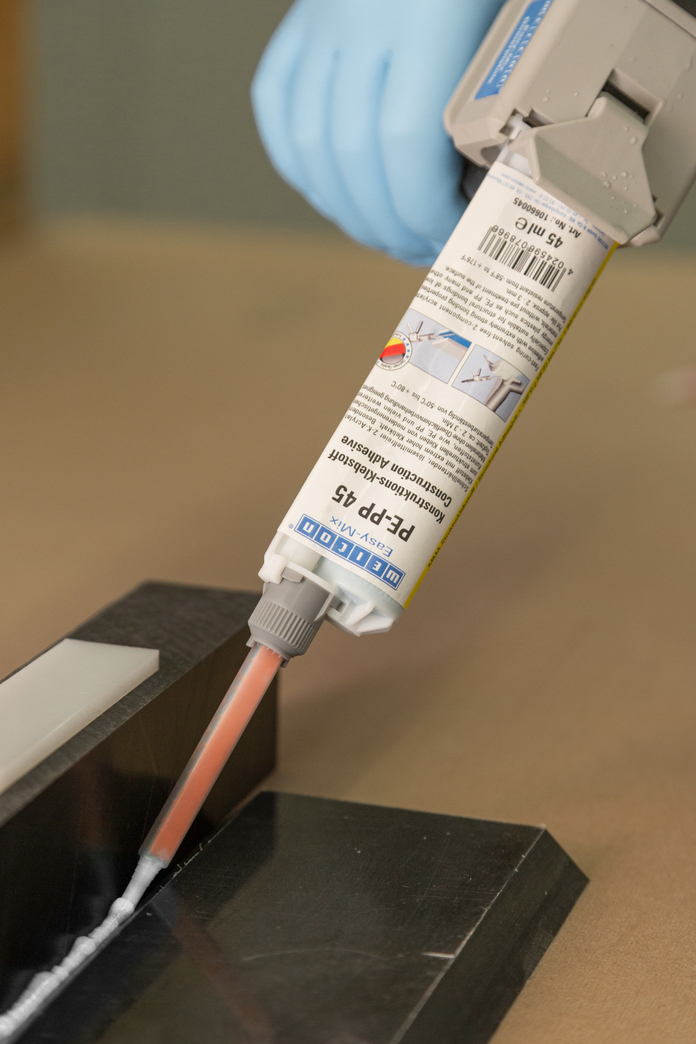 Easy-Mix PE-PP 45 Adhésif structural à base d'acrylates | Adhésif de construction à base d'acrylate de méthyle pour matières plastiques spéciales